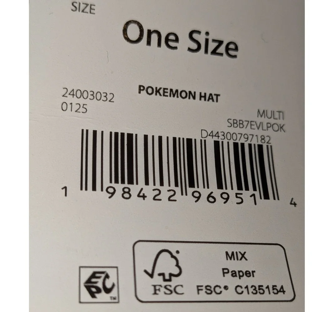 Pokemon Pikachu Youth Snapback Hat Black Yellow‎ SBB7EVLPOK Gotta Catch Em All
